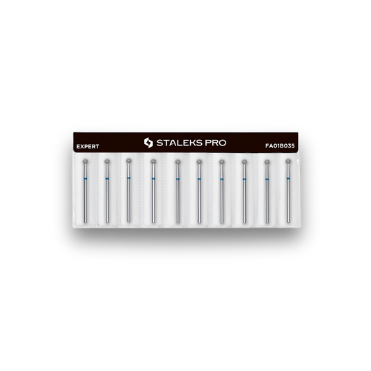 Embout diamant "boule" - Grain bleu 3,5mm - Staleks