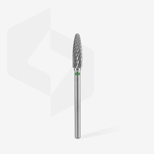 Embout carbure "cône tronqué" - Grain vert diamètre 6mm / partie active 14mm