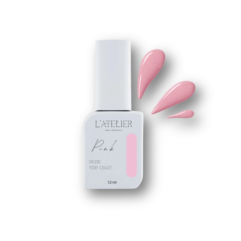 Nude Top Coat - Pink - L’atelier Nail Product