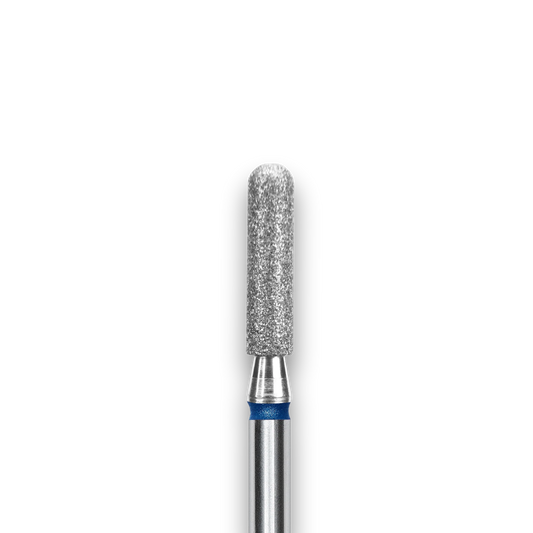 Embout diamant "cylindre" - Grain bleu 2,5mm partie travaillante 10mm - Staleks