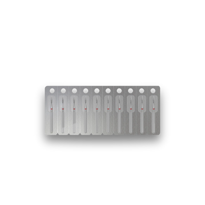 Embout diamant "flamme" - Grain rouge 2,3mm partie travaillante 8mm - Staleks