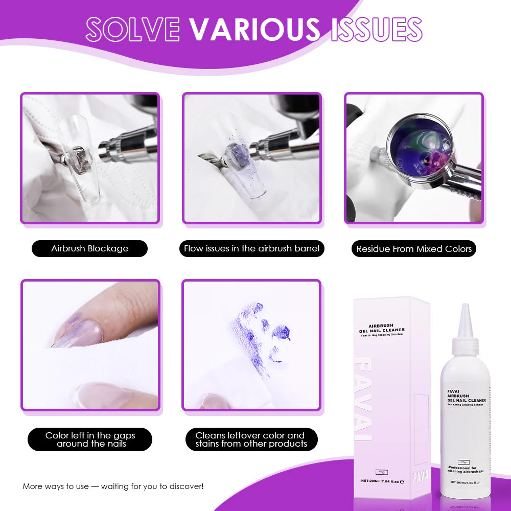 Airbrush Cleaner - Nettoyant Aérographe - Favai
