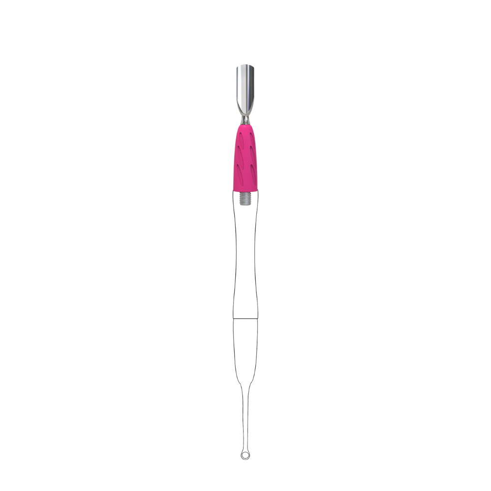Embout pousse-cuticule interchangeable étroit et arrondi - Combo Uniq - Staleks