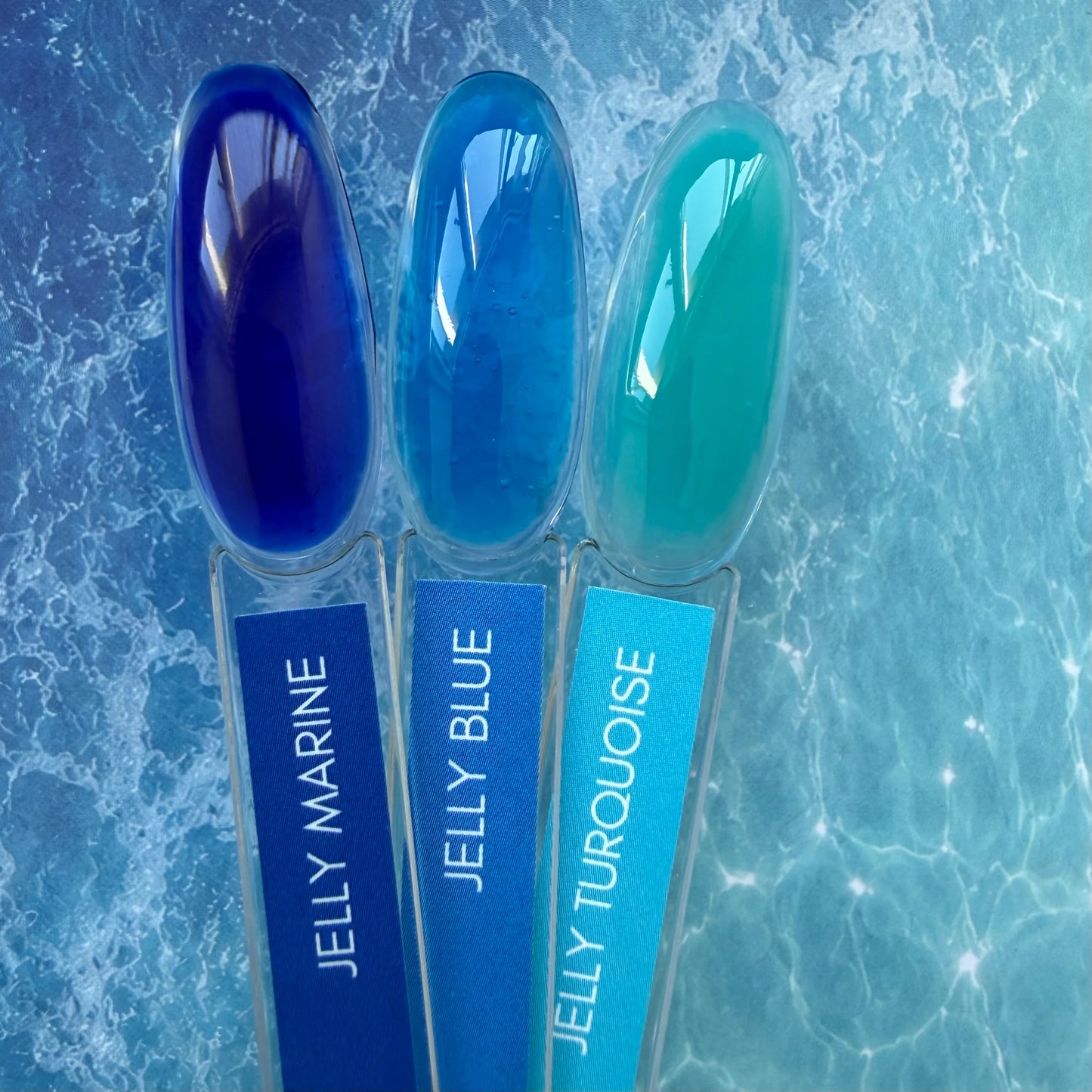 Ocean Jelly Kit - Coffret 3 vernis semi-permanent - Nailed by K