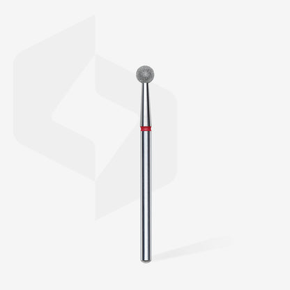 Embout diamant "boule" - Grain rouge 4mm - Staleks