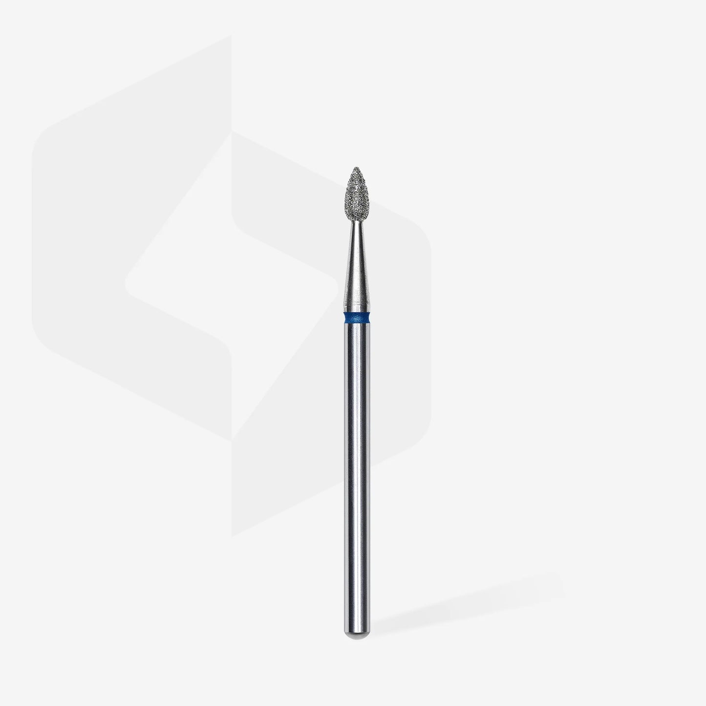 Embout diamant "goutte" - Grain bleu diamètre 2,3mm / partie active 5mm - Staleks