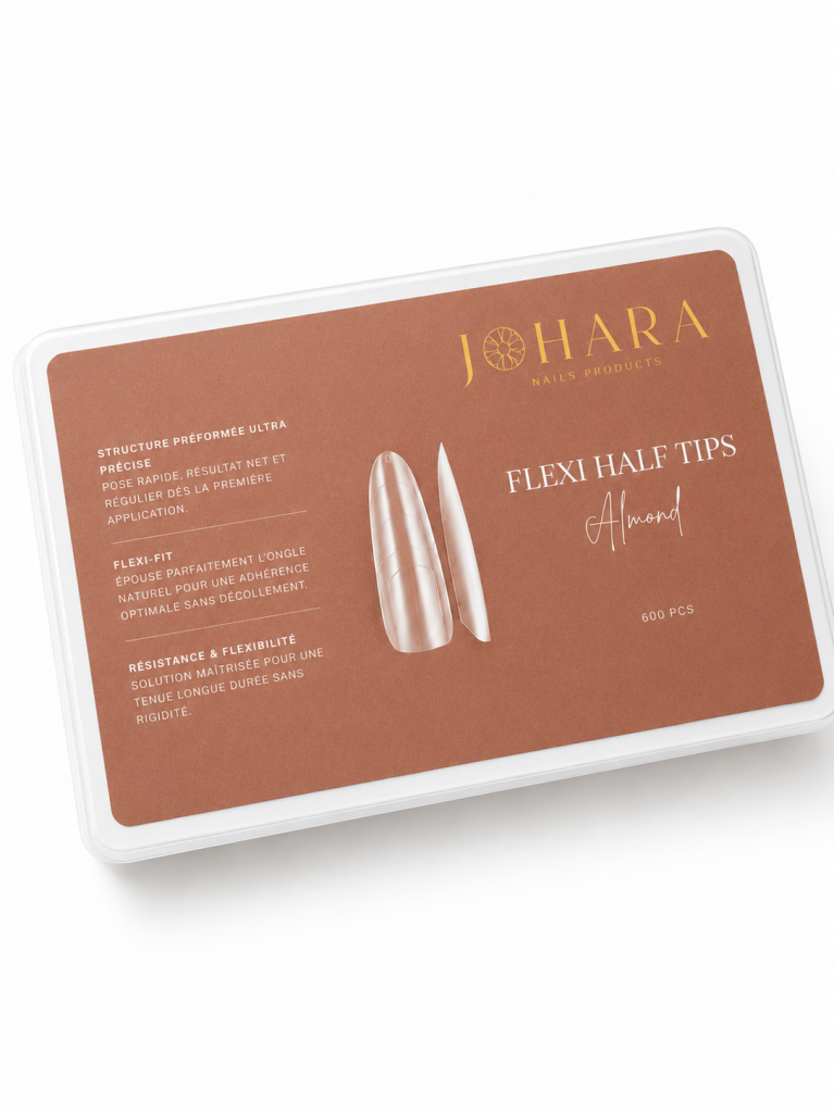 Capsules Flexi Half Tips - Almond - Johara