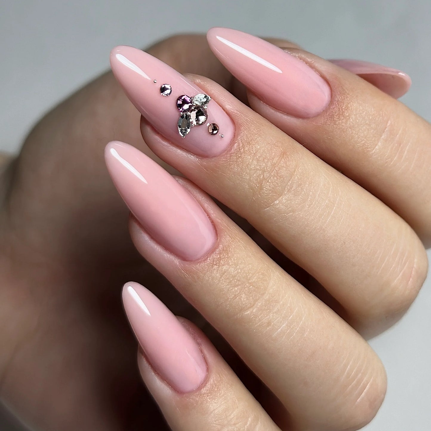 Vernis semi-permanent - Frosted Pink - Nailed by K