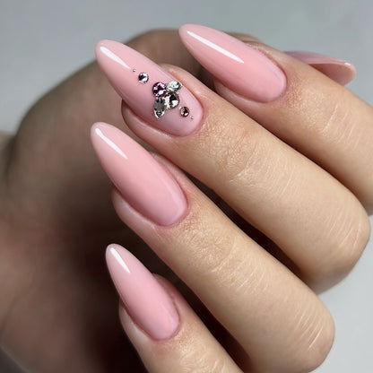 Vernis semi-permanent - Frosted Pink - Nailed by K
