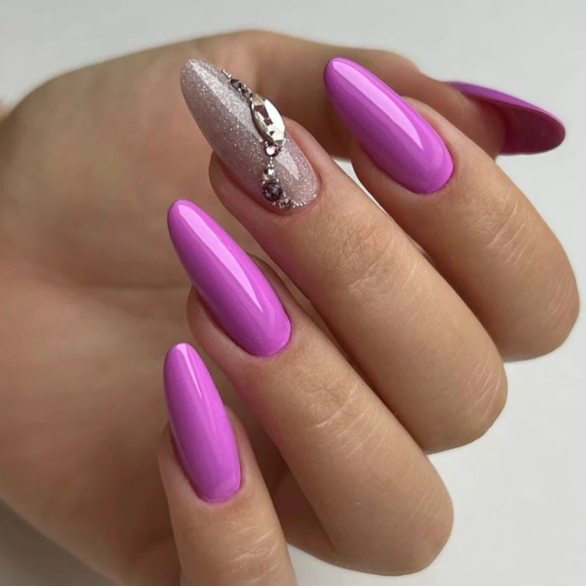 Vernis semi-permanent - Viola - Nailed by K