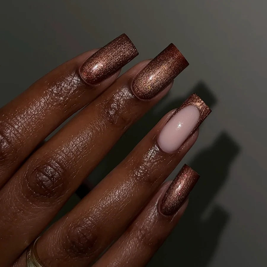 Vernis semi-permanent Cat-Eyes - Amber - Nailed by K