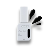 Vernis semi-permanent - Basic Black - L'atelier Nail Product