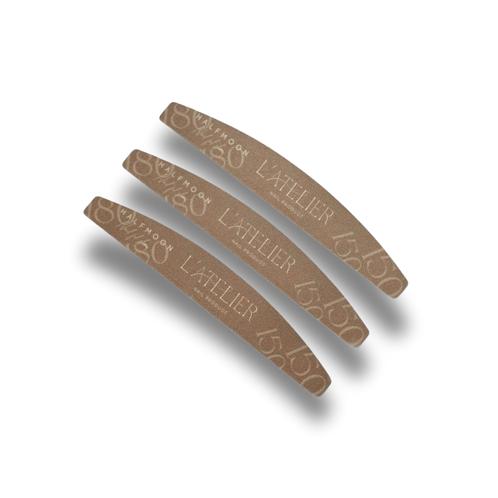 Lime Slim Halfmoon - Grain 180/150 - L'atelier Nail Product