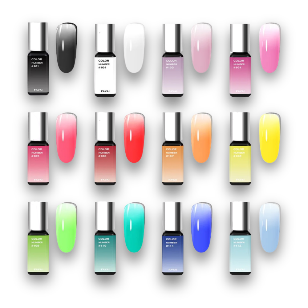 Airbrush Gel - Collection Signature 12 couleurs - Favai