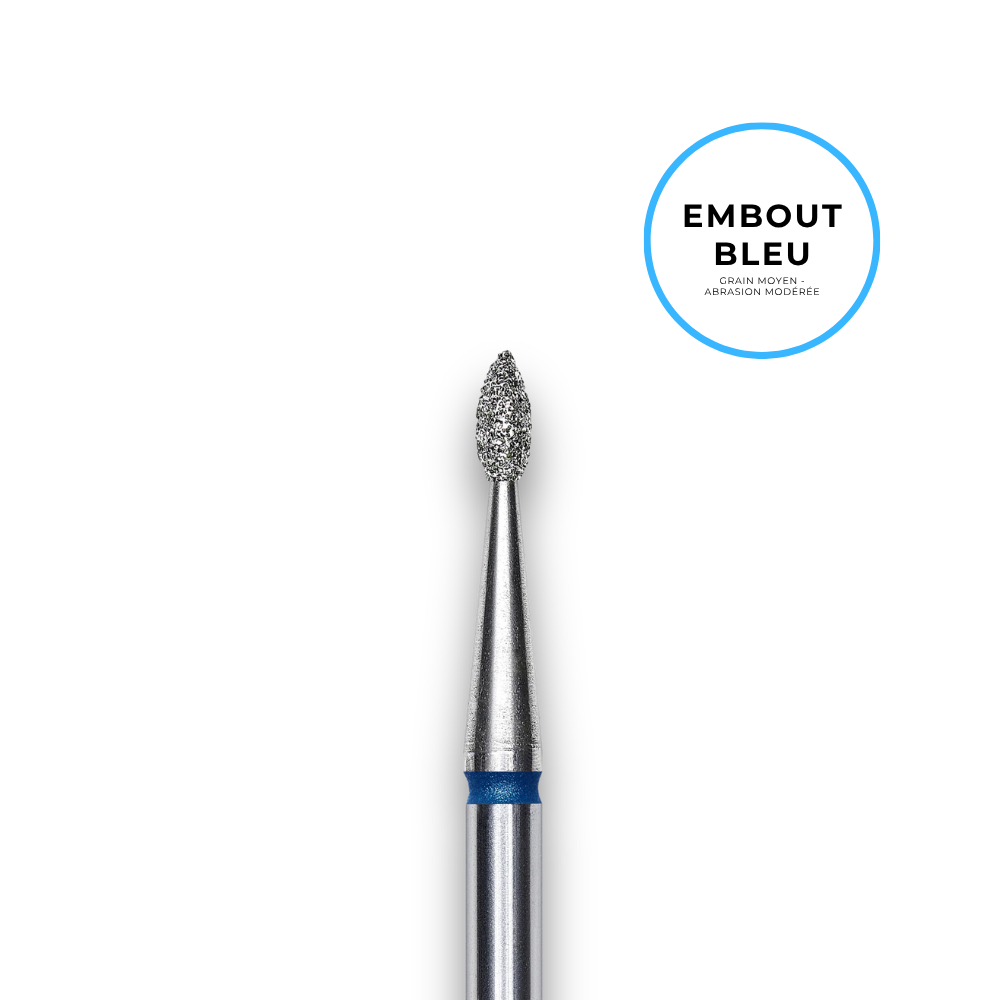 Diamantfräser „Knospe“ – Blau-Körnung 1,6mm aktiver Teil 3,4mm – Staleks