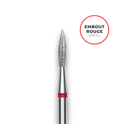 Diamantfräser „Flamme“ – rote Körnung 2,3 mm Arbeitsfläche 8 mm – Staleks