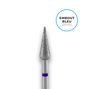 Diamantfräser „Birne“ – blaue Körnung Durchmesser 4 mm / Arbeitslänge 12 mm – Staleks