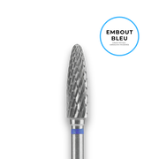 Embout carbure "maïs"- Grain bleu diamètre 4mm / partie active 14mm - Staleks