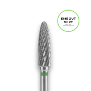 Hartmetallfräser "Kegelstumpf" - Körnung grün Durchmesser 6mm / Arbeitsfläche 14mm