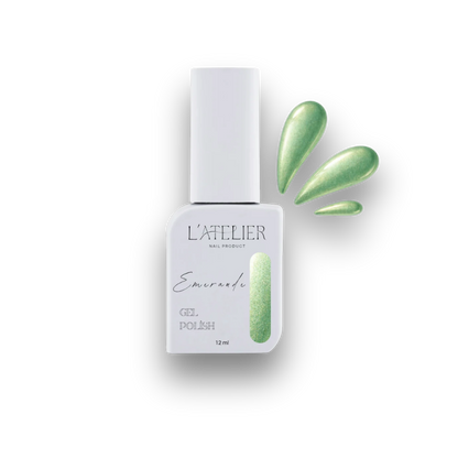 Vernis semi-permanent Cat-eye - Emeraude - L'atelier Nail Product