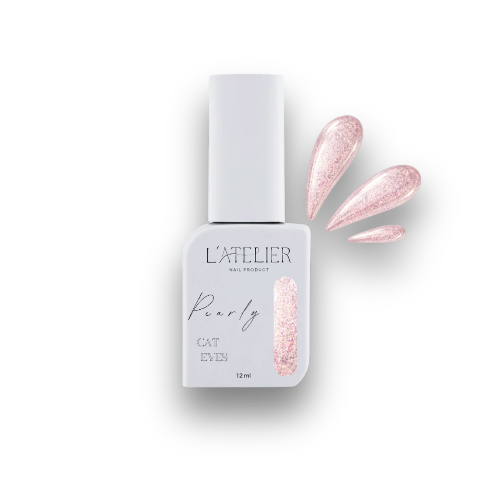Vernis semi-permanent Cat-eye - Pearly - L'atelier Nail Product