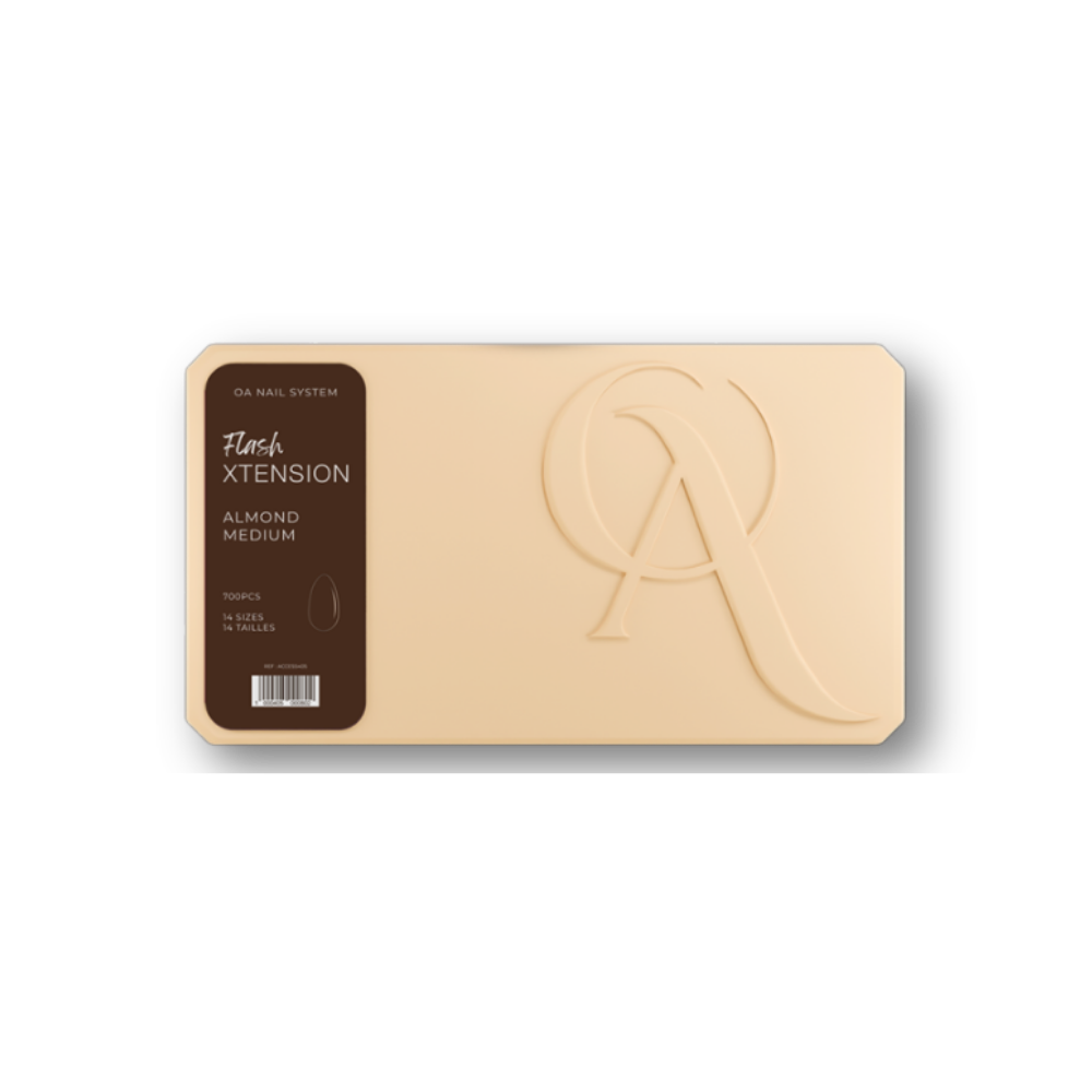 Capsules Flash Xtension - Almond - Medium (700 pièces) - OA Nail System