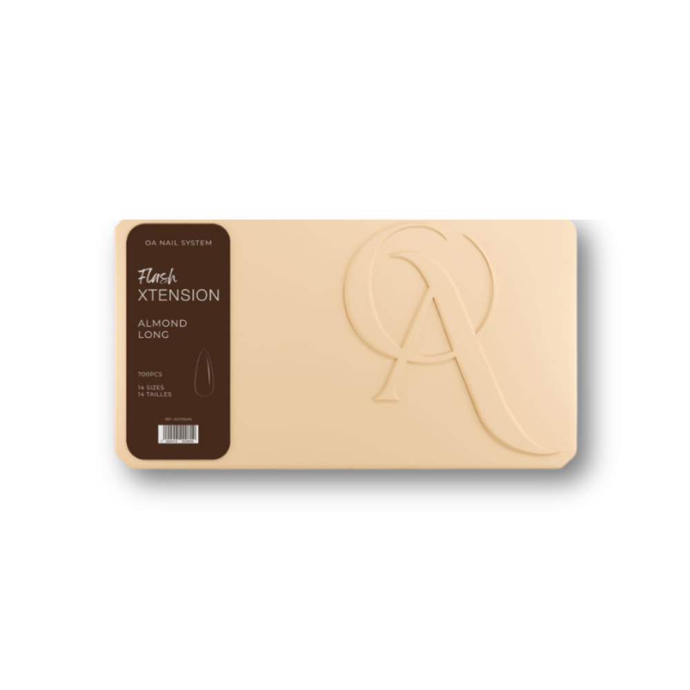 Capsules Flash Xtension - Almond - Long (700 pièces) - OA Nail System