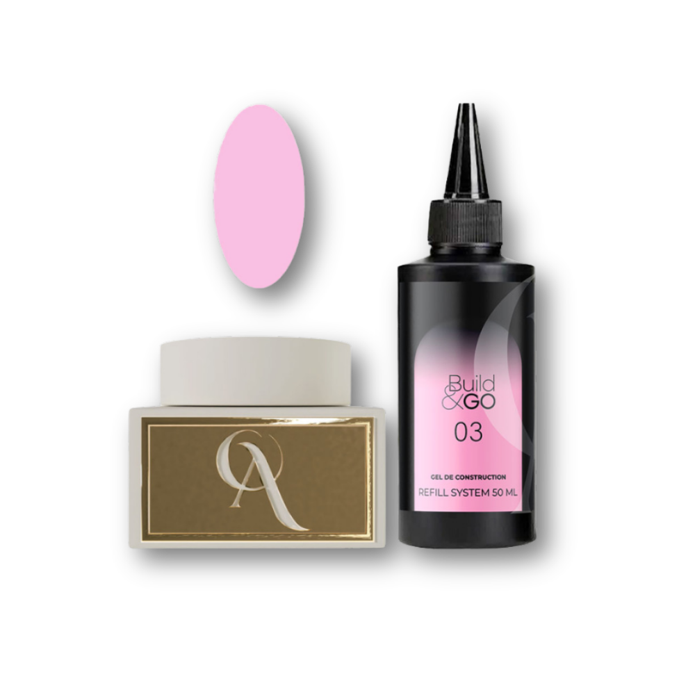 Gel de construction Build & Go (Recharge de 50ml) - Teinte 03 - OA Nail System