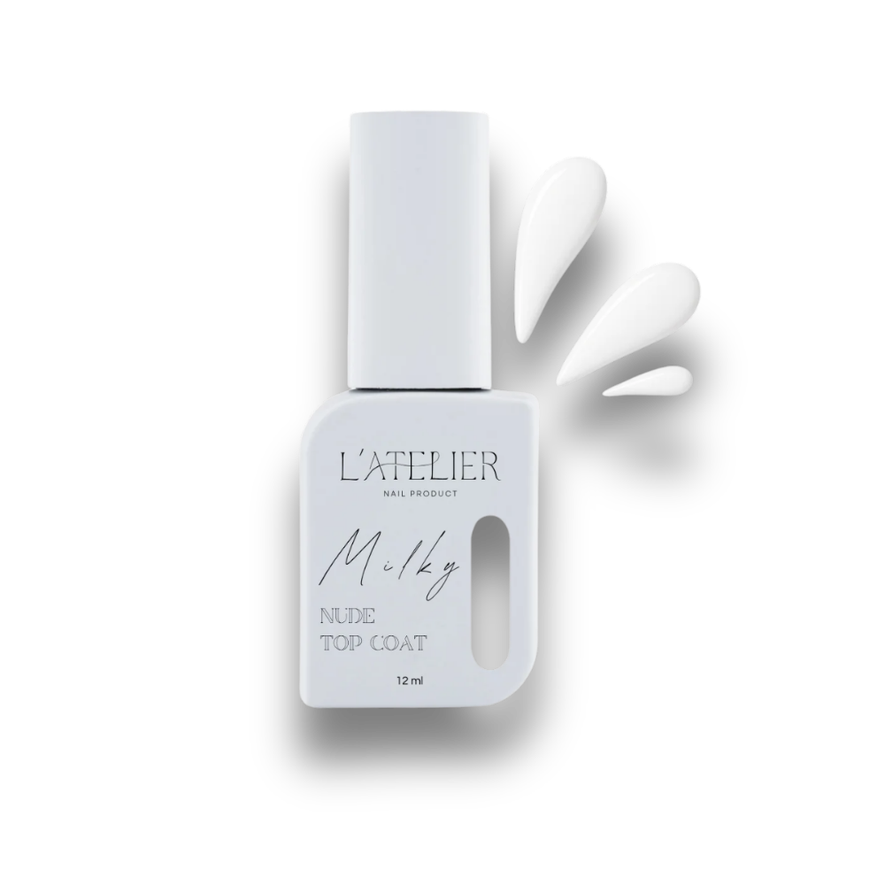 Finishes - Milky Nude Top Coat - L'atelier Nail Product