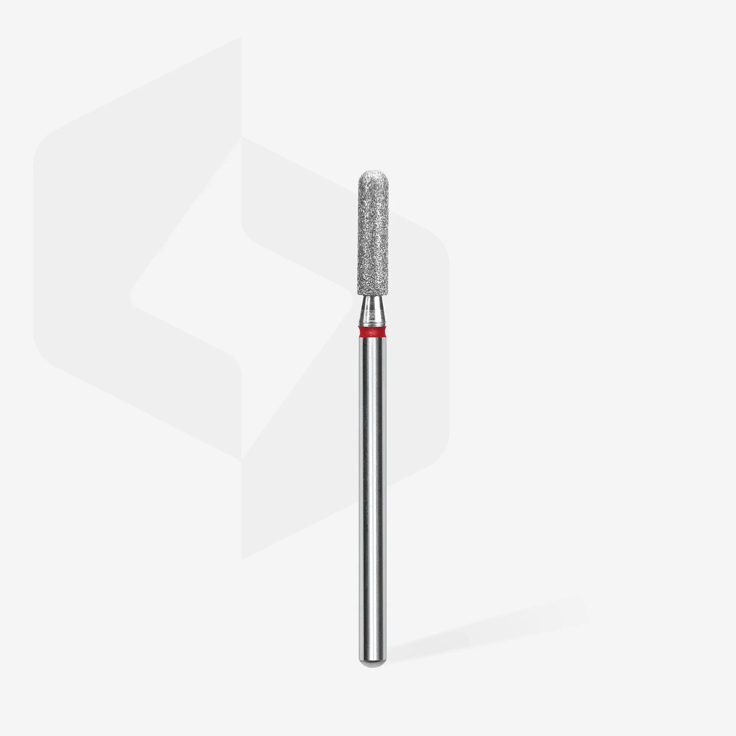 Embout diamant "cylindre" - Grain rouge diamètre 2,5mm / partie active 10mm - Staleks