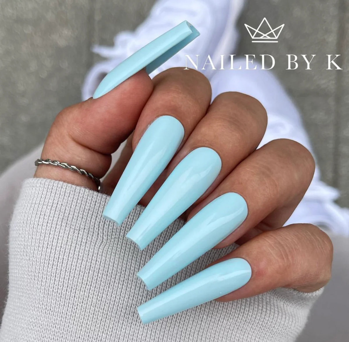 Vernis semi-permanent - Baby Blue - Nailed by K