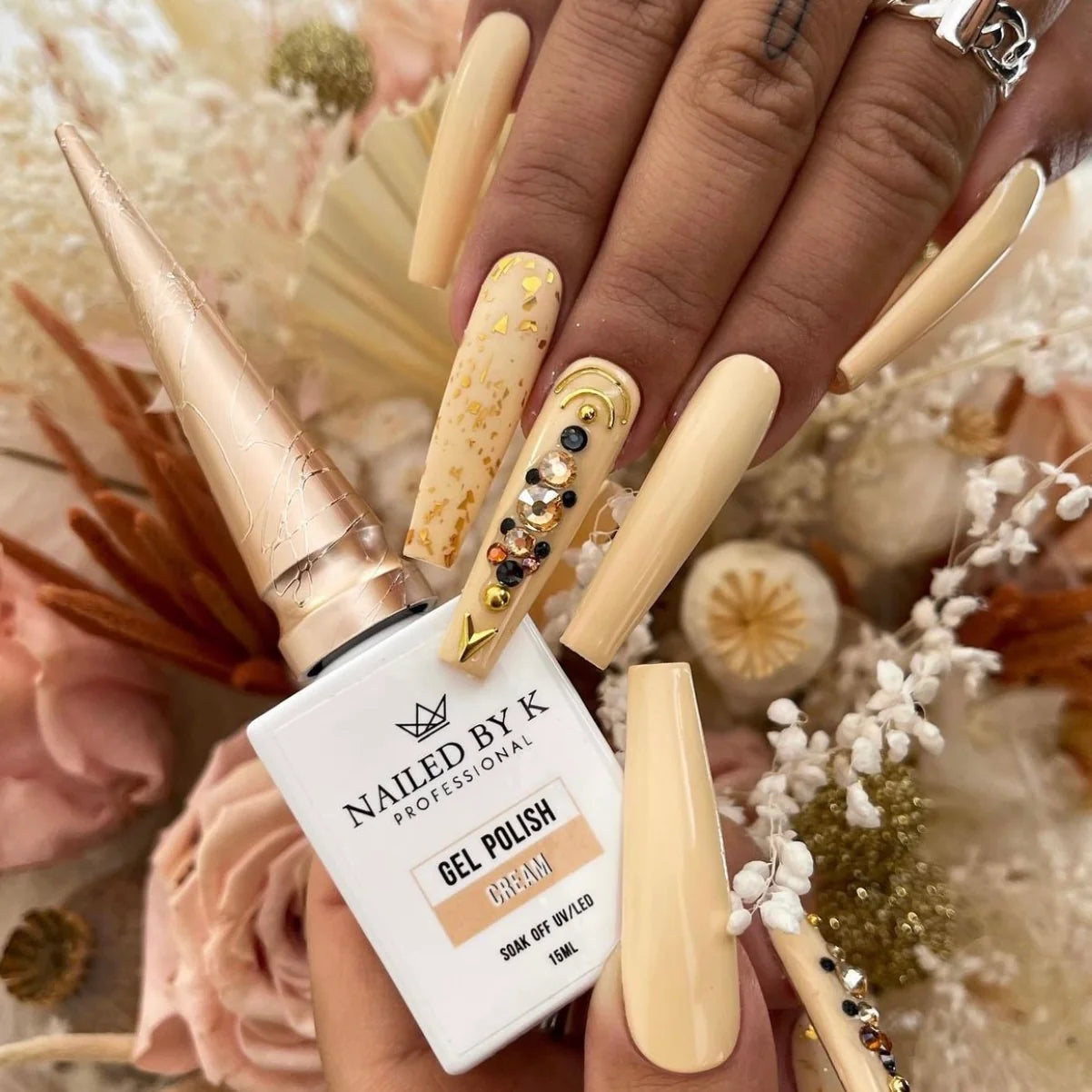Vernis semi-permanent - Cream - Nailed by K